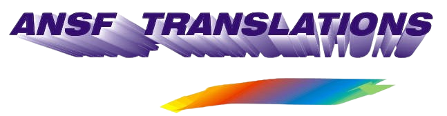 Logo de ANSF Traducciones